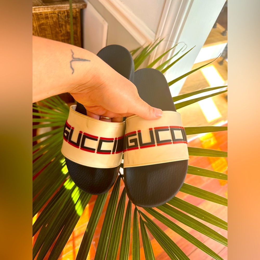 Gucci Stripe Slides